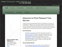 Tablet Screenshot of pointpleasanttreeservice.com